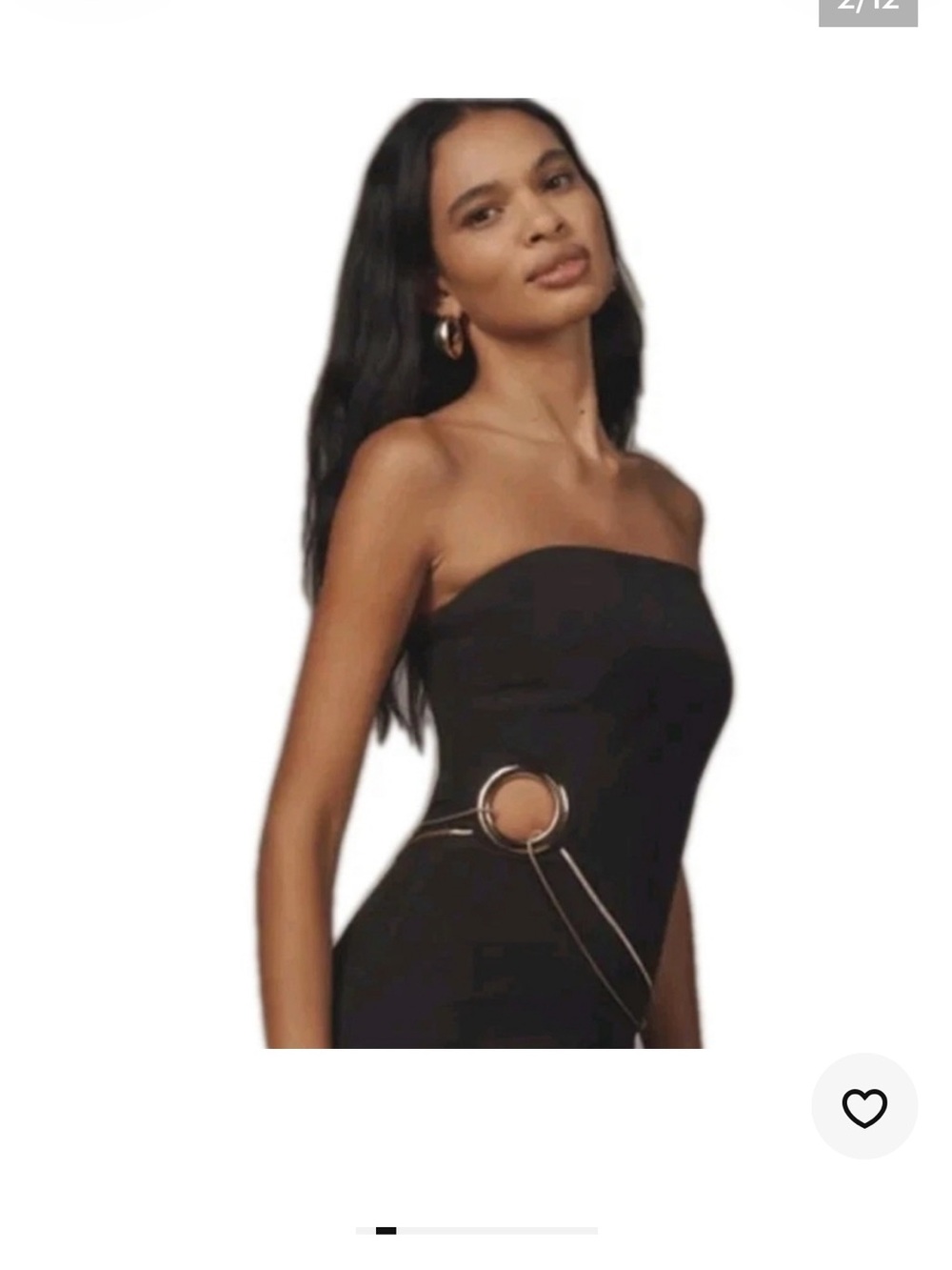 Mare Mare Strapless Hardware Maxi Dress